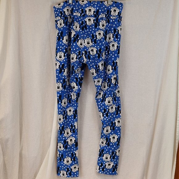 LuLaRoe Minnie Mouse Print Leggings TC Comfortable Stretch Disney Fan Favorite - Picture 6 of 10